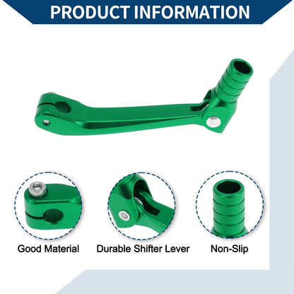 Folding Shifter Lever for Honda CRF150F 2003-2017 Green