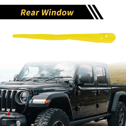 Rear Window Wiper Arm Blades Covers for Jeep Wrangler JL JLU (2018-2024)
