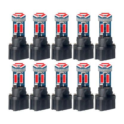 20 x T5 LED Dashboard Gauge Light Bulb & Socket for Car Instrument Panel (2017-2018)