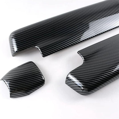 Carbon Fiber ABS Console Armrest Box Cover Trim for E Class W212 (2010-2015)