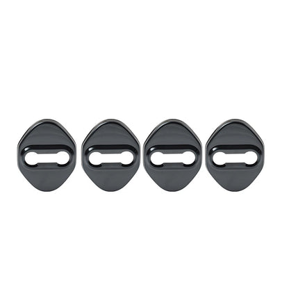 Black Car Door Lock Protective Covers for Honda, Toyota, Mazda, Hyundai