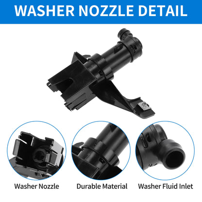 Front Driver Side Headlight Washer Nozzle for Lexus RX330 RX350 (2004-2006)