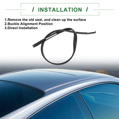 Roof Sealing Strip Sunroof Trim for Toyota Tundra Crewmax (2007-2021)