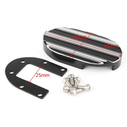 Aluminum Brake Pedal Pad Cover for Harley Sportster XL883 XL1200 V-Rod (2004-2023)