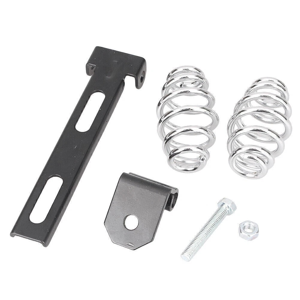 Solo Seat Barrel Spring Mount Bracket Kit for Harley Bobber Chopper Cruiser