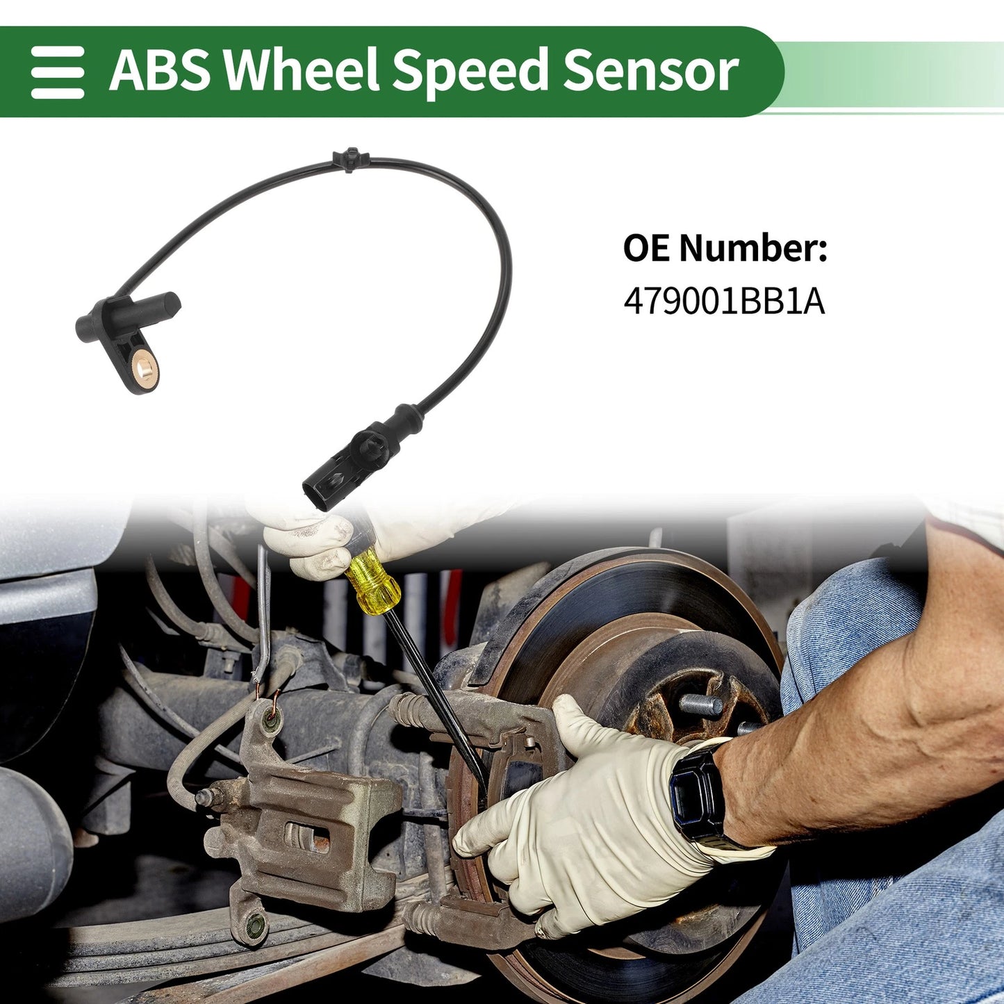 ABS Wheel Speed Sensor for Nissan 370Z 2009-2014 Rear Right