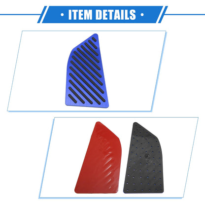 Aluminum Alloy Blue Foot Rest Pedal Cover for Toyota Corolla (2019-2020)