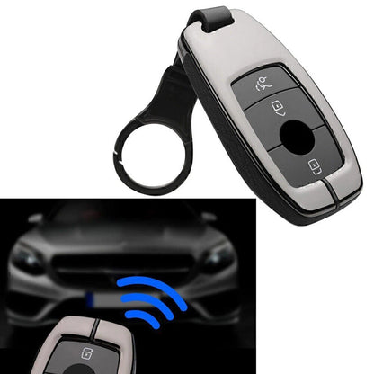 Leather Key Case Cover for Mercedes Benz E300 W202 W210 (2017)