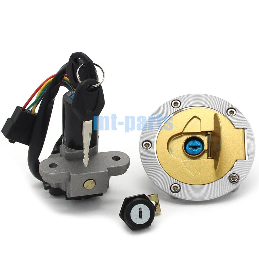 Ignition Key Switch & Fuel Tank Cap Set for Ducati 996/998/999 (1999-2006)