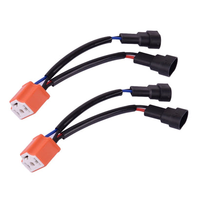 9006/9005 to H4 Headlight Bulb Adapter Harness for Car