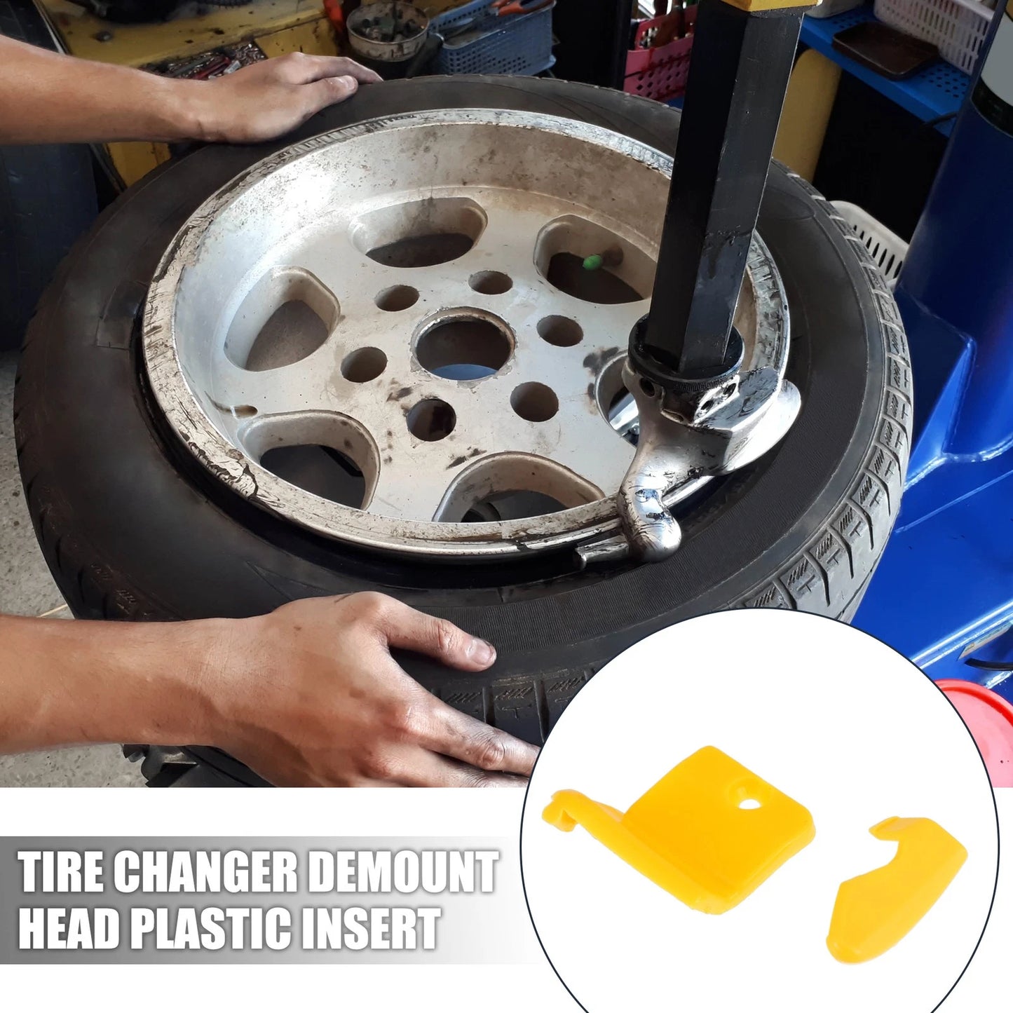 6 x Demount Head Plastic Insert for Motorcycle Tire Changer