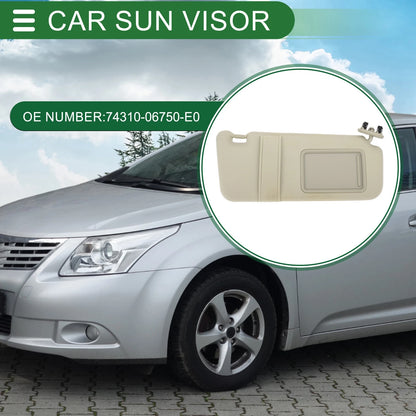 Right Passenger Side Sun Visor for Toyota Camry (2007-2011)
