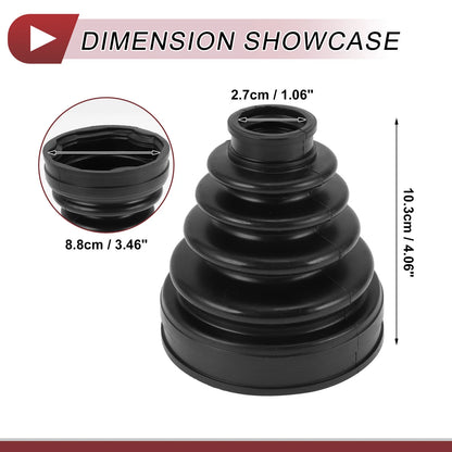 Inner CV Joint Boot Kit w/ Clamps for Toyota Highlander (2008-2013)