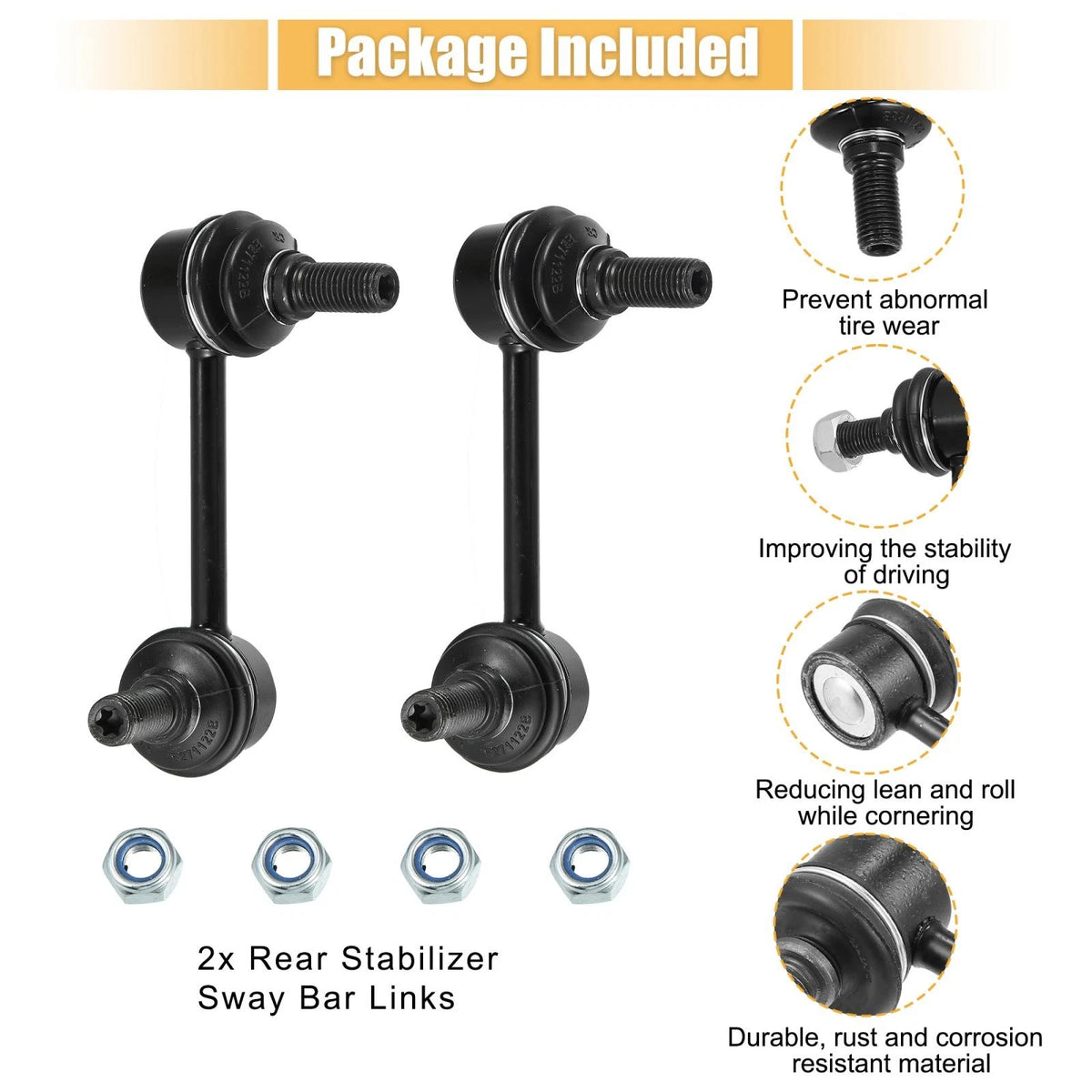 Rear Sway Bar Links for Honda Civic (2001 - 2005)