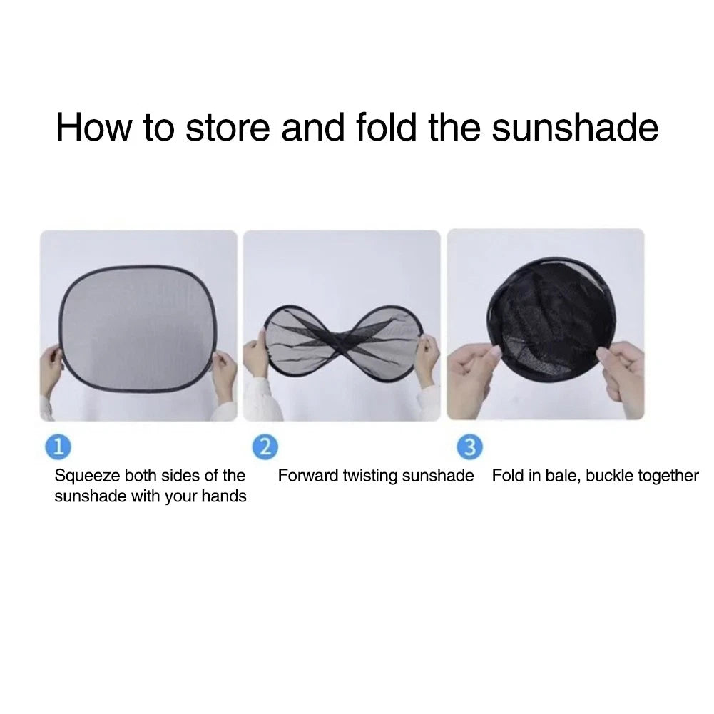 Front Window Cover Umbrella Sun Shade for Car Windshield - Foldable Design