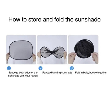 Front Window Cover Umbrella Sun Shade for Car Windshield - Foldable Design