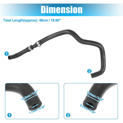 Coolant Line Water Hose for BMW 550i 2011-2016 (2 x Return Pipes)