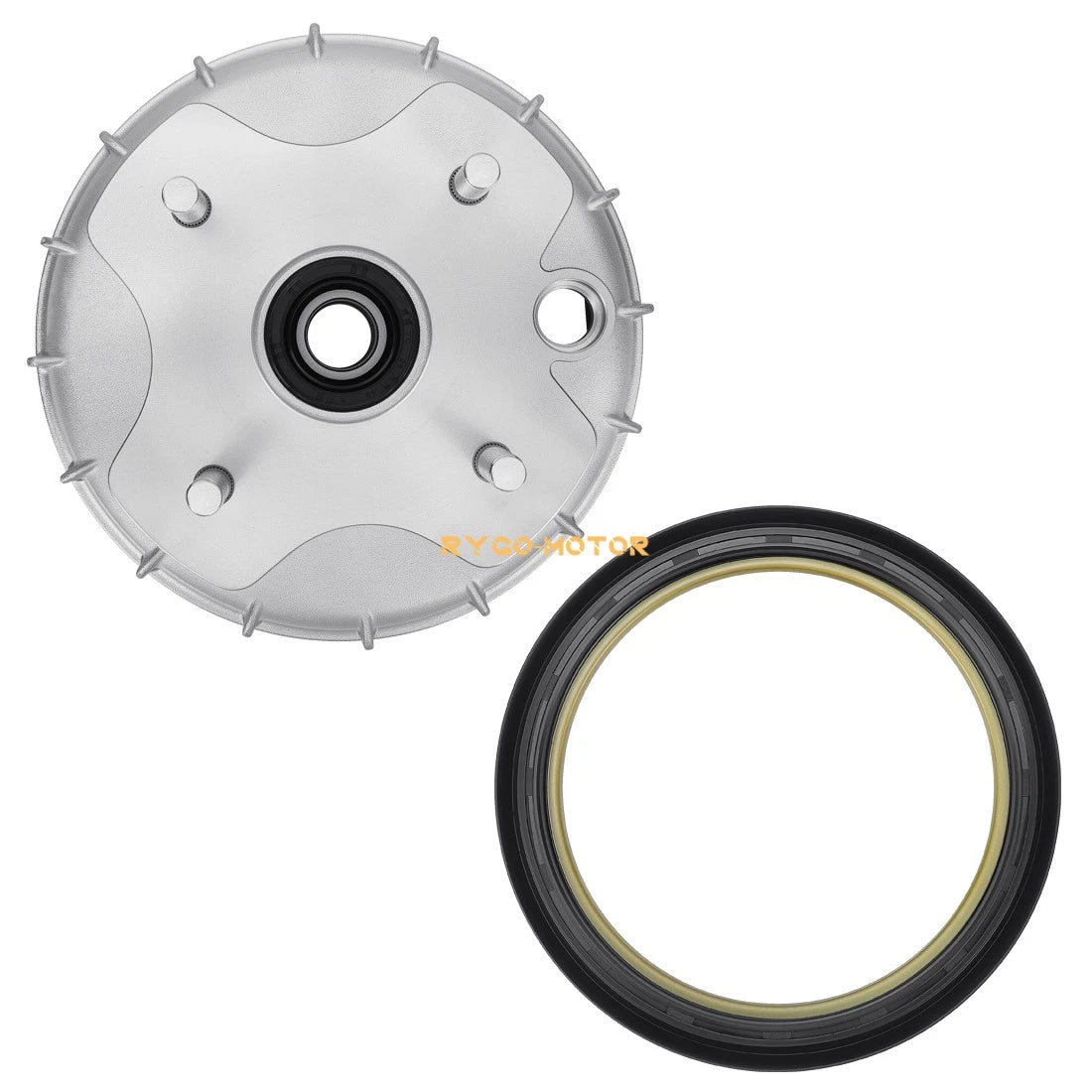 Front Brake Drum & Dust Seal for Honda Rancher TRX350TE/TM (2000–2006)