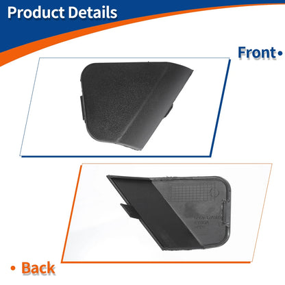 Front Car Bumper Tow Hook Cover for Ford Fiesta (2008-2012) Unpainted