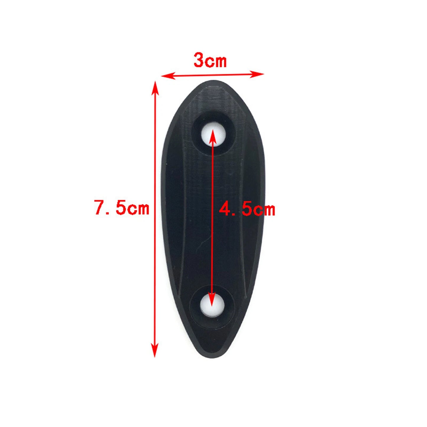 Rearview Mirror Block Off Base Plates for Kawasaki ZX25R ZX6R (2021-2023)