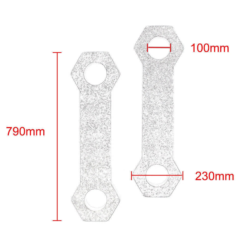 30mm Lowering Link Kit for Yamaha MT-09/FZ-09 (2014-2020) - 2 x Silver Parts