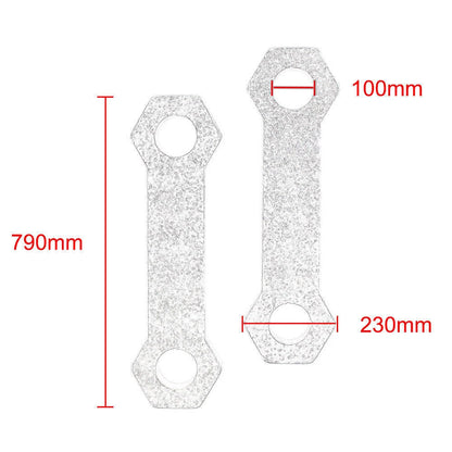 30mm Lowering Link Kit for Yamaha MT-09/FZ-09 (2014-2020) - 2 x Silver Parts