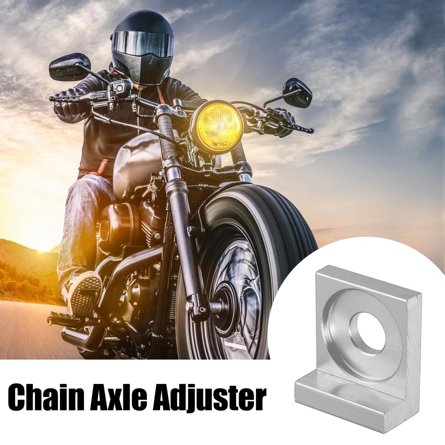 Chain Adjuster Block Tensioner / 4pcs 12mm Dia for Motorcycle
