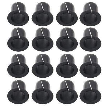 16 x Black Front A-Arm DELRIN Bushing Kit for Ski-Doo REV (2003-2019)