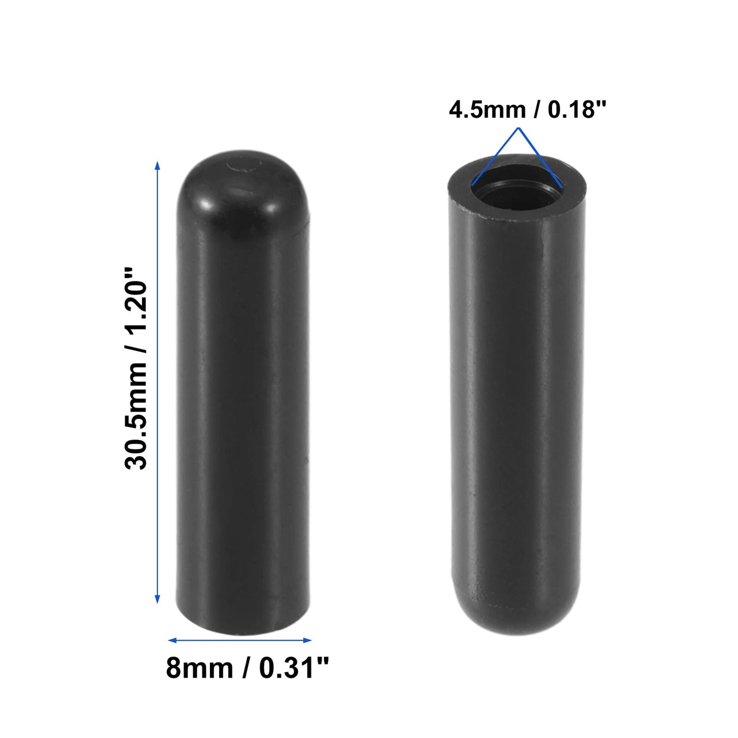 Door Lock Rod Knob Black for BMW 328i (2007-2013)