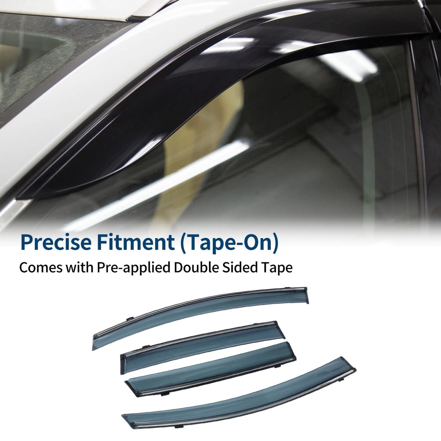 Car Window Deflectors for Honda Fit Side Window Vent Visors (2009-2014)