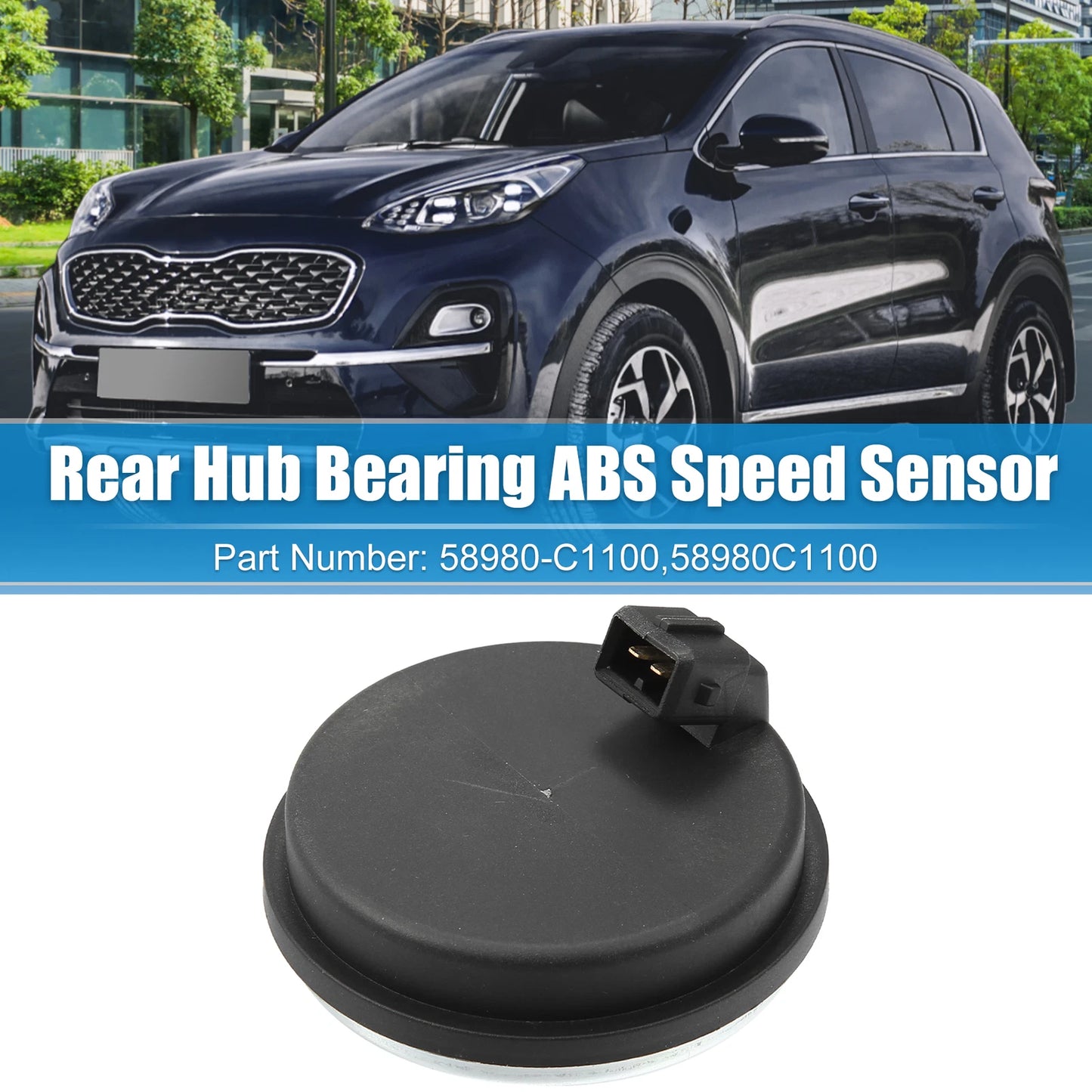 Rear Hub Bearing ABS Speed Sensor for Hyundai KIA (2006-2011) 2 x