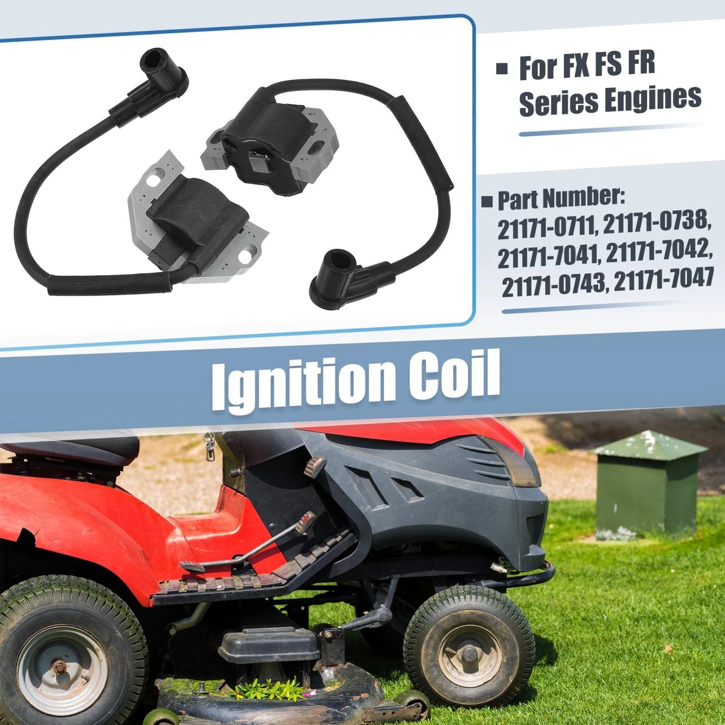 2 x Ignition Coil for Kawasaki FR FS FX Engine 481V 541V