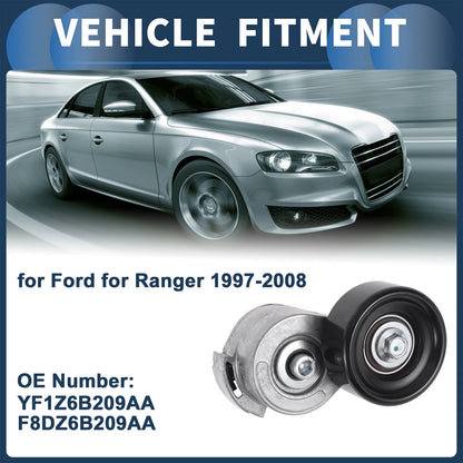 Belt Tensioner for Ford Ranger 1997-2008 - Durable Metal Component 1 x