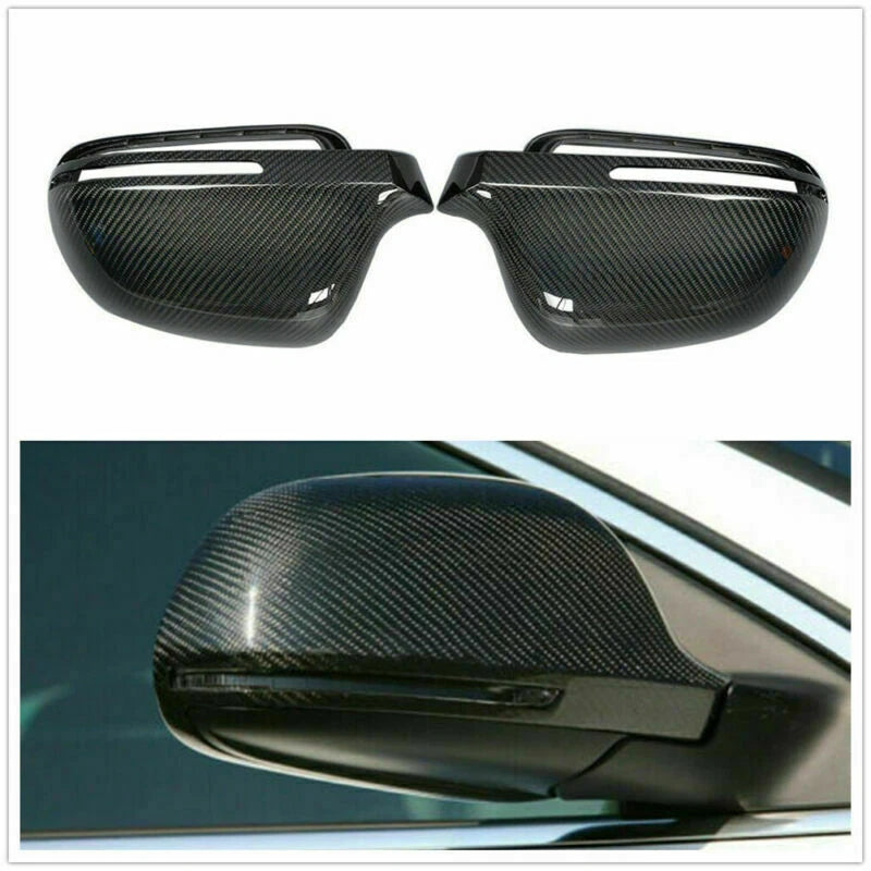 Carbon Fiber Side Mirror Covers for Audi A3 A4 S5 B8 A5 2007-2012 (2007-2012)