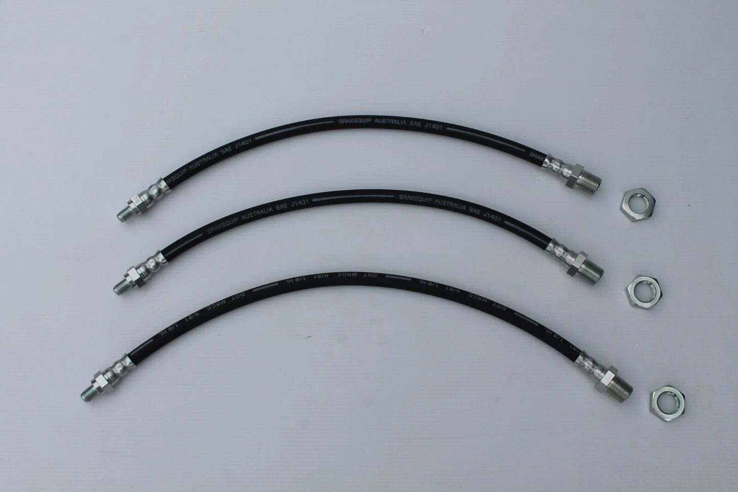 Brake Hose Set (3) for Nissan 520 & 521 (1965-1978)