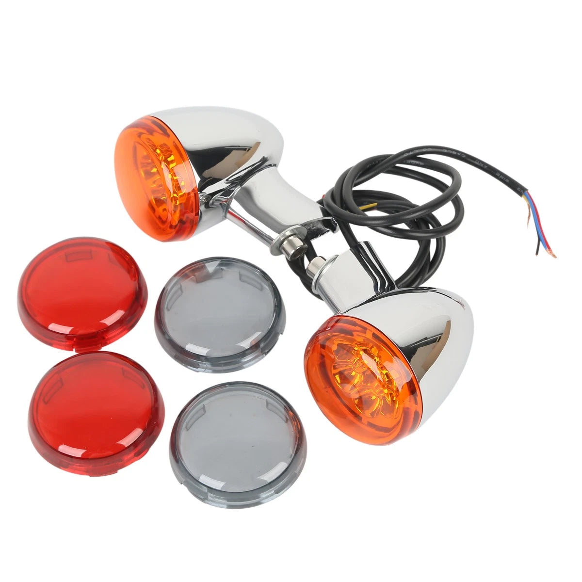 Chrome Turn Signal Lights Bracket for Harley XL883 XL1200 Sportster (92-22)