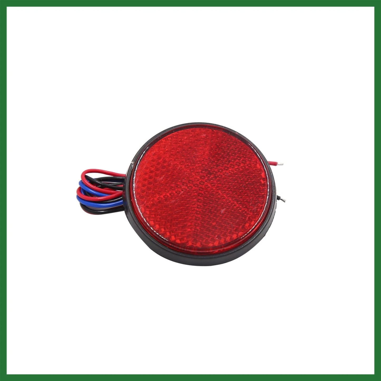2 x Red LED Light Reflector for Motorcycle Rear Tail Brake Stop Lamp