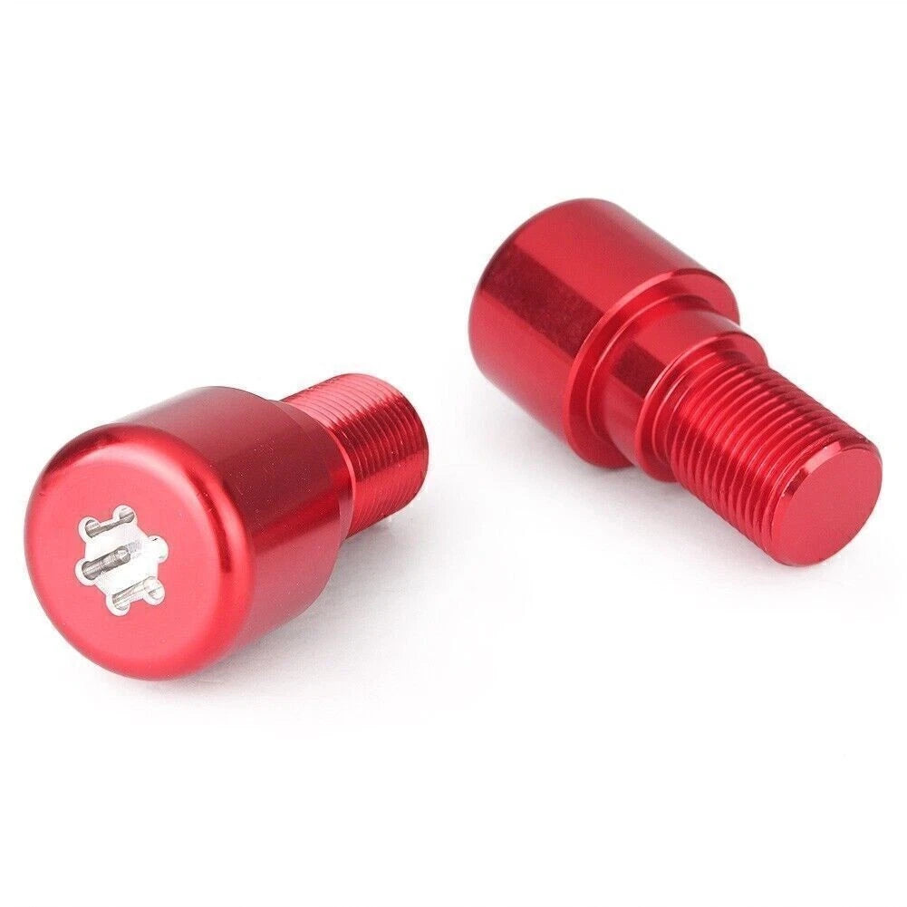18mm Red Handle Bar End Grip Plug for Yamaha YZF R6 (1999-2005) & R6S (2006-2012)