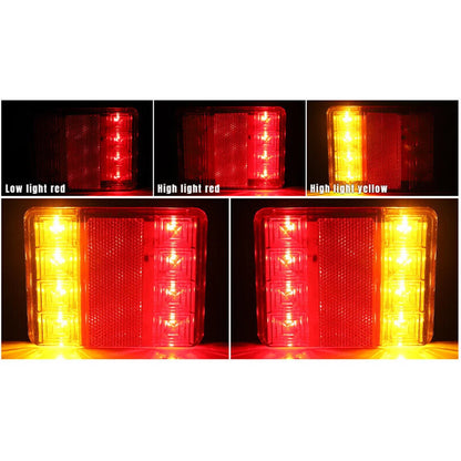 8" LED Rear Tail Lights for Trailer Truck