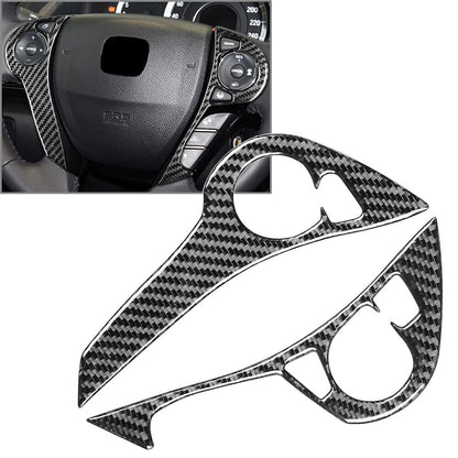 Carbon Fiber Inner Steering Wheel Button Cover for Honda Accord (2013-2017)