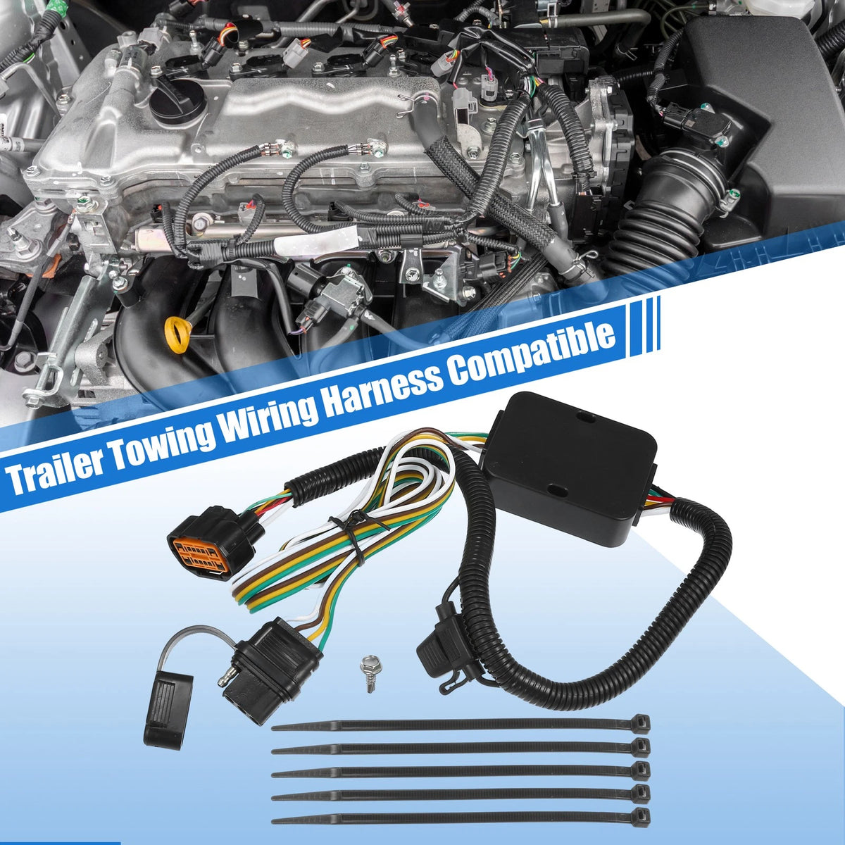 Trailer Towing Wiring Harness for Hyundai Palisade (2020-2022)