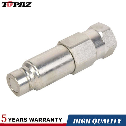 Hydraulic Male Flat Face Quick Coupler 1/2" for Bobcat
