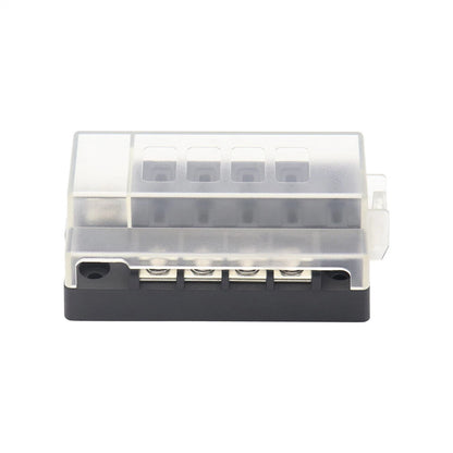 4-Way 100A Fuse Box Block w/ Terminal Connectors for Car Truck (12-32V)
