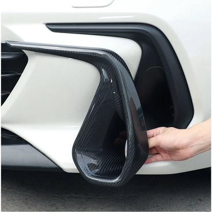 2 x Carbon Fiber Front Bumper Side Air Vent Trims for Subaru BRZ (2022-2023)