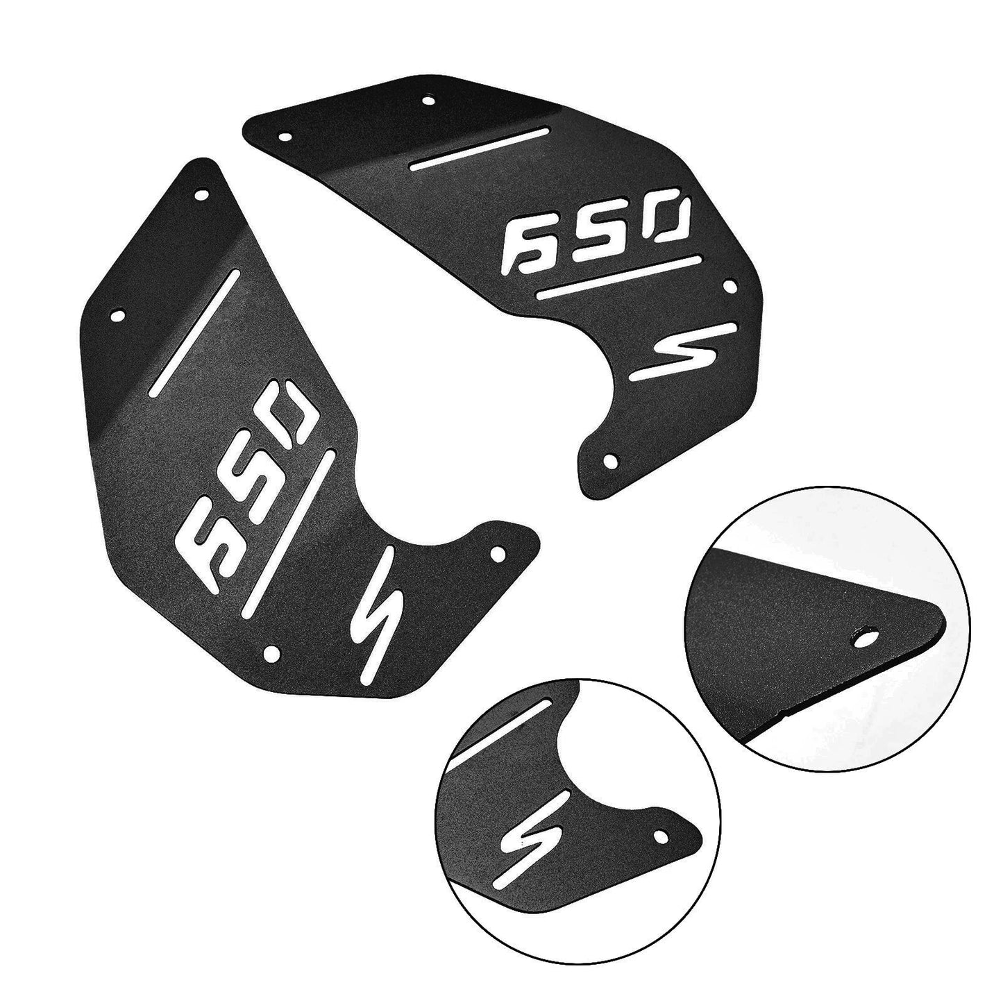 Engine Side Plate Cover Black for Kawasaki Vulcan S VN650 (2015-2022)