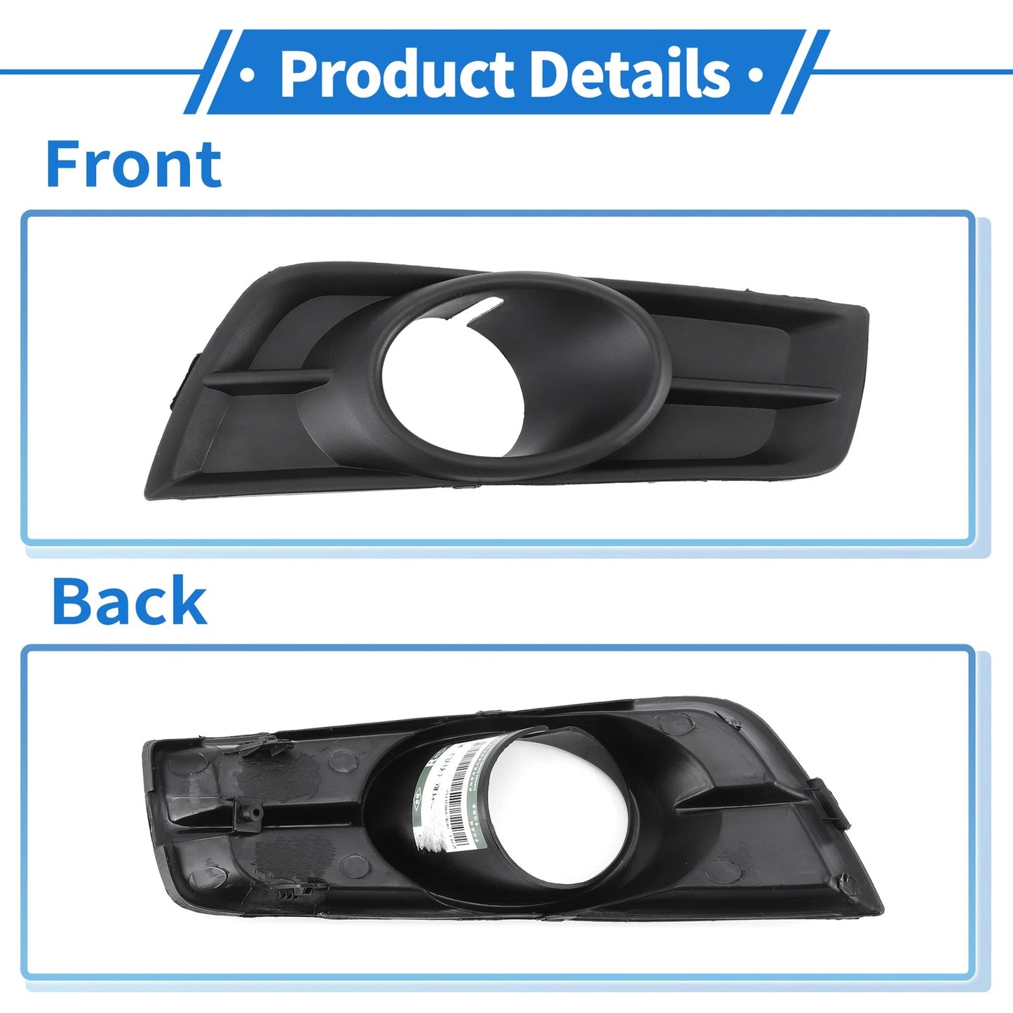 1 Pc Front Right Fog Light Grill for Chevrolet Cruze (2011-2015)