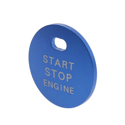 Blue Engine Start Push Button Cover Trim for Mazda 3, 6, CX-5 (2014-2023)