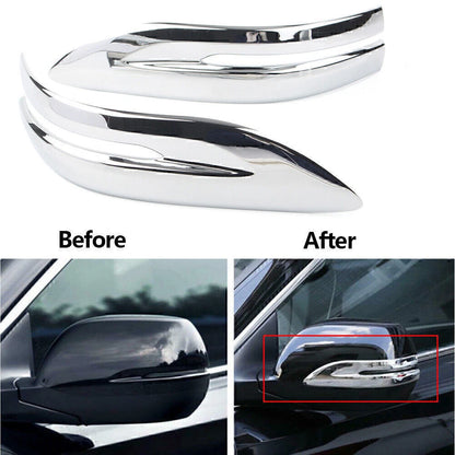 Side Rearview Mirror Cover Trim for Honda CR-V 2012-2021 2 x Chrome