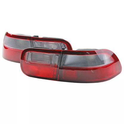 2 x Red White Rear Tail Light Lamps for Honda Civic EG EJ (1992-1995)