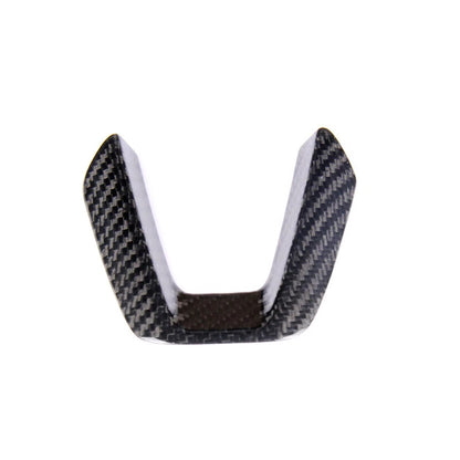 Carbon Fiber Steering Wheel Lower Cover Trim Fit For Mazda CX-5 2014-2021
